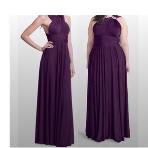 Henkaa Convertible Maxi Dress and Fuschia Bandeau